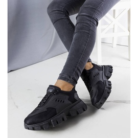 BM Sorte sneakers på en massiv Inez-sål 1