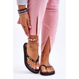 Komfortable Big Star Flip Flops LL274800 Sort 1