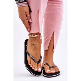 Lette flip flops til kvinder Big Star LL274761 Sort 1