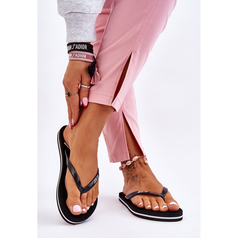 Lette flip flops til kvinder Big Star LL274761 Sort 2