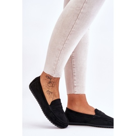 FC3 Klassiske suede loafers til kvinder, sort Ivana 2