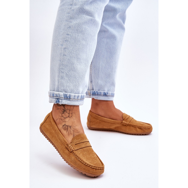 FC3 Dame Camel Ivana Classic ruskind loafers brun 2