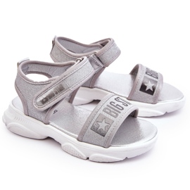 Velcro-sandaler til børn Big Star LL374194 Sølv 7