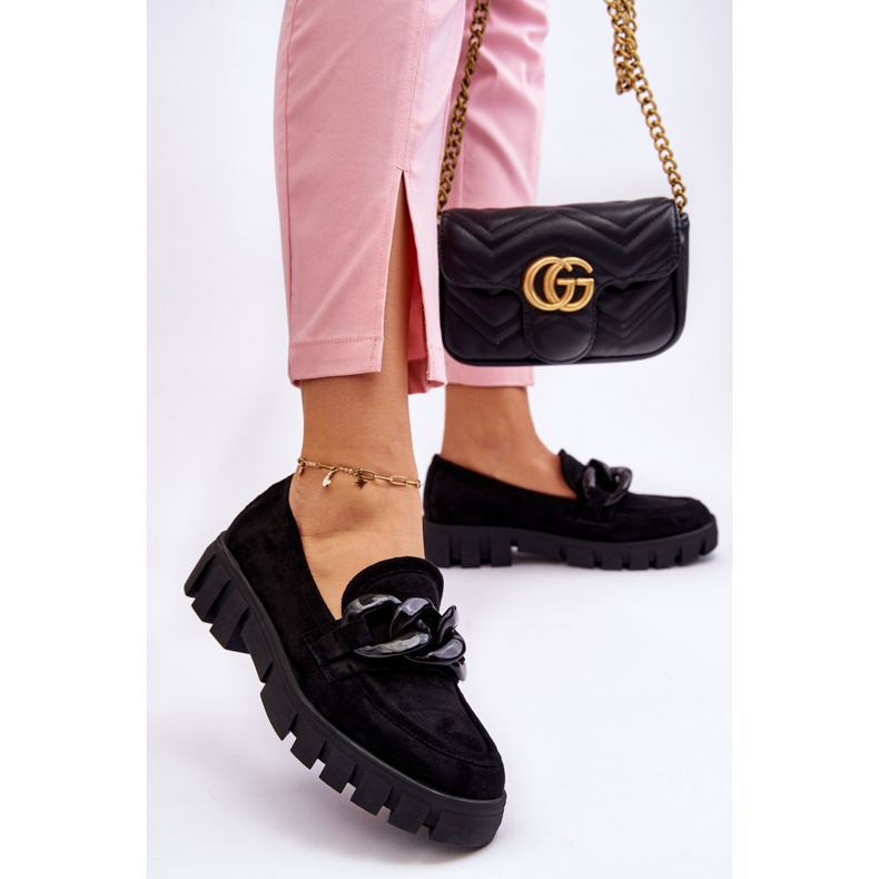 Vinceza Dame Ruskind Platform Loafers Sort Bennett 2