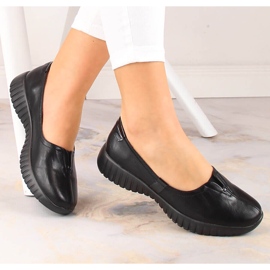 Sorte slip-on sko til kvinder sorte Jezzi RMR2270-6 1