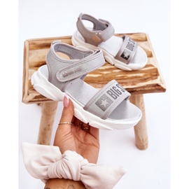 Velcro-sandaler til børn Big Star LL374194 Sølv 5