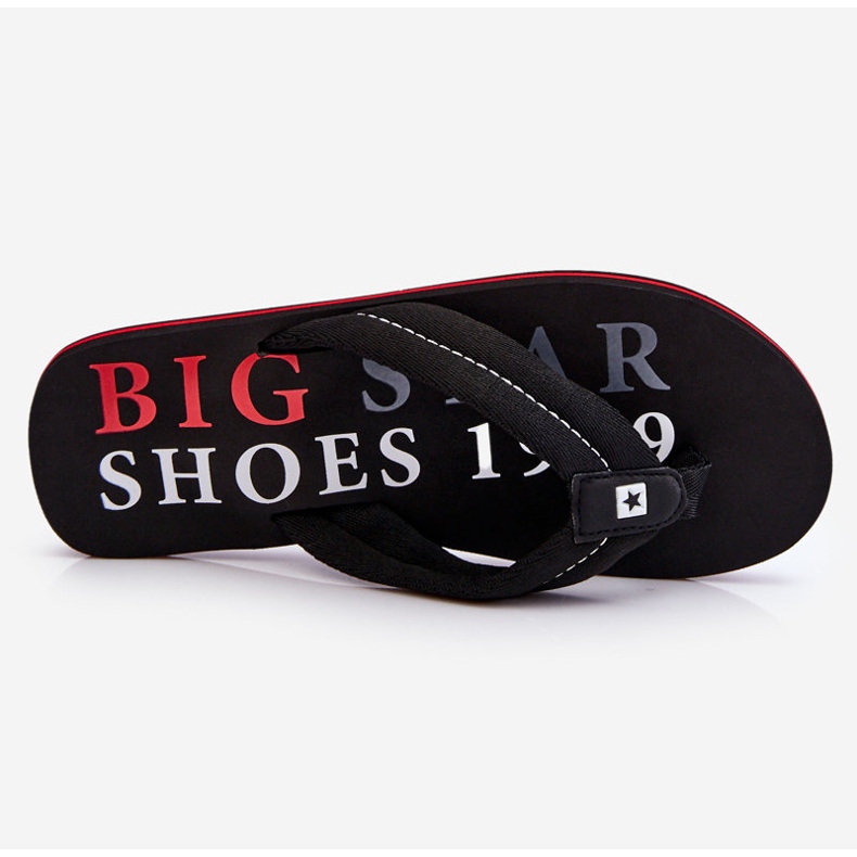 Herre flip flops Big Star LL174614 Sort 1