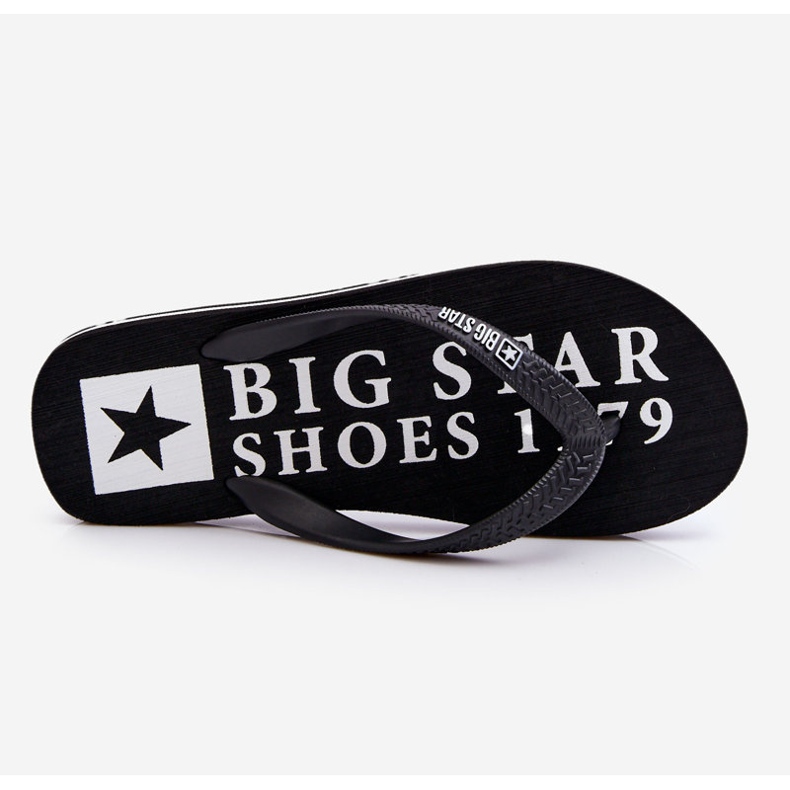 Lette flipflops til mænd Big Star LL174444 Sort 1