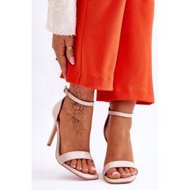 Vinceza Moderigtige sandaler Beige Holografisk Beige Rayden brun 1