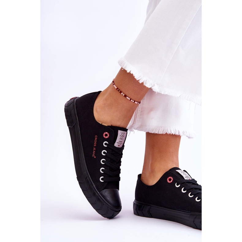 Klassiske damesneakers Cross Jeans LL2R4051 Sort 2