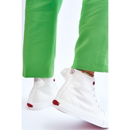 Klassiske høje sneakers til kvinder Cross Jeans LL2R4086C Hvid 6