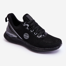 Komfortable sneakers til mænd Memory Foam Big Star LL174103 Sort 1