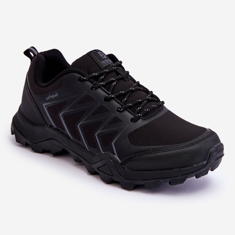 Softshell Trekking Sportssko til mænd Black Jack sort 1