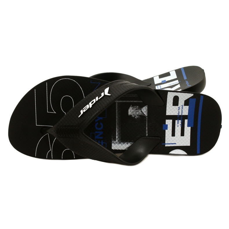Herre flip-flops Rider 11804 AE207 Sort 4