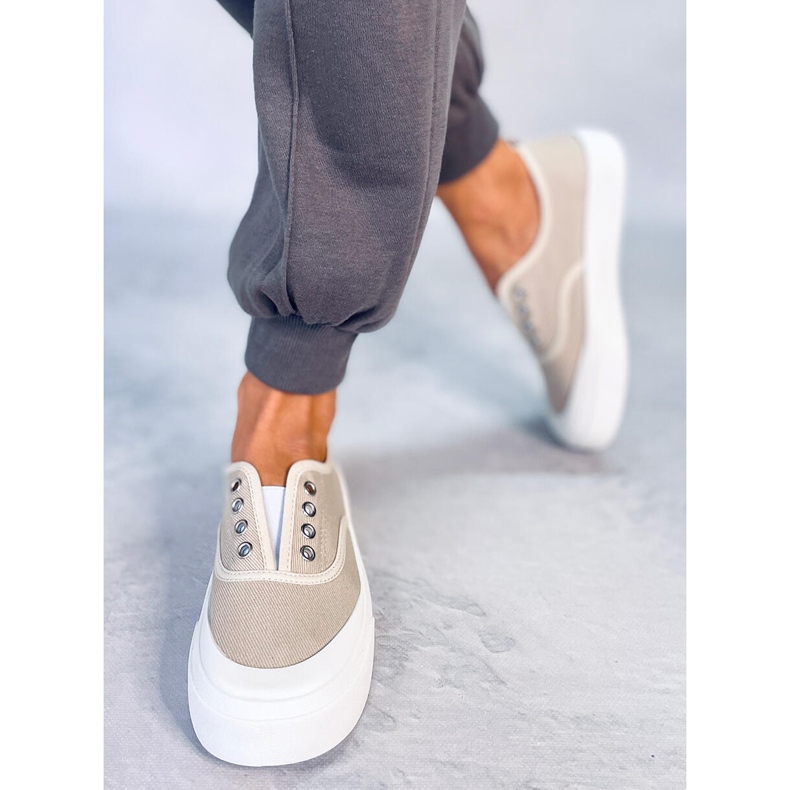 BM Kamio Beige sneakers til kvinder 1