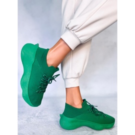 PA1 Callens Verde strømpesneakers grøn 2