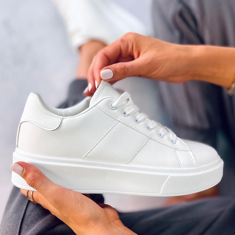 BM Feber Hvide sneakers til kvinder 2