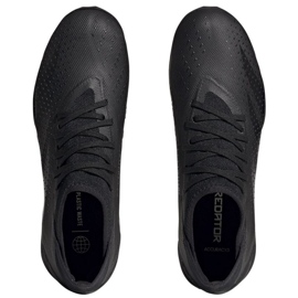 Adidas Predator Accuracy.3 Tf M GW4639 fodboldsko sort sort 2