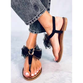 Seastar Farina sorte sløjfeflip flops 1