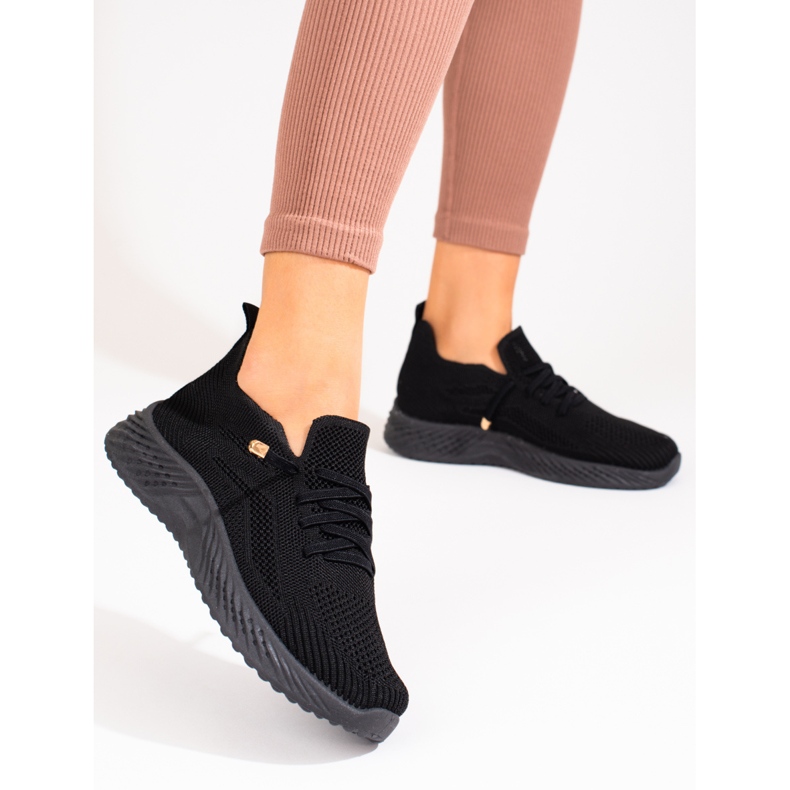 Dame tekstil sportssko Shelovet sort 1