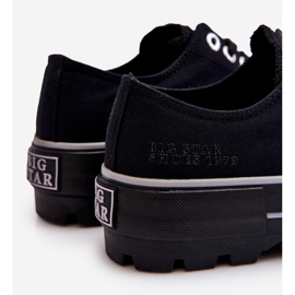Stof Platform Sneakers Big Star LL274149 Sort 2