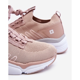 Slip-on sportssko til kvinder Memory Foam System Big Star LL274A141 Nude lyserød 2