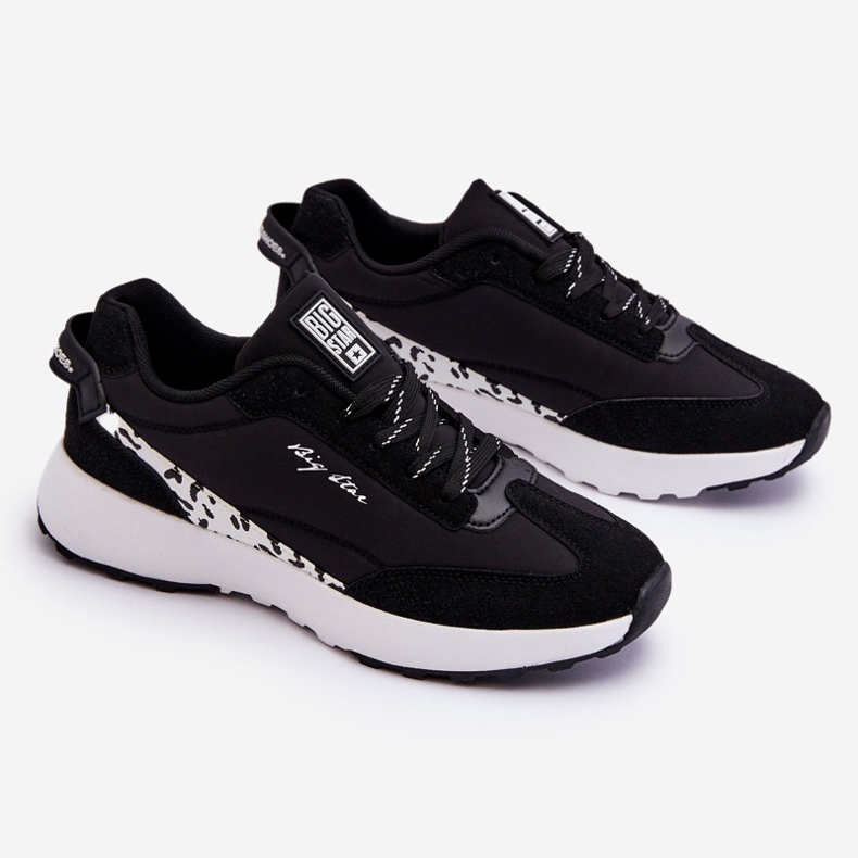 Damesneakers Memory Foam System Big Star LL274956 Sort 1