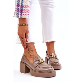 S.Barski Moderigtige pumps med massive hæle beige Imani 1