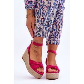 Damesandaler Fuchsia Kendall lyserød 1