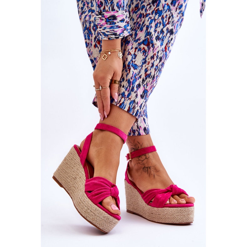 Damesandaler Fuchsia Kendall lyserød 2