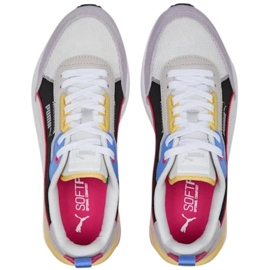 Puma R22 sko beige-sort-lilla 383462 24 flerfarvet 1
