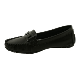Loafers i læder til kvinder Filippo DP4547 Sort 2