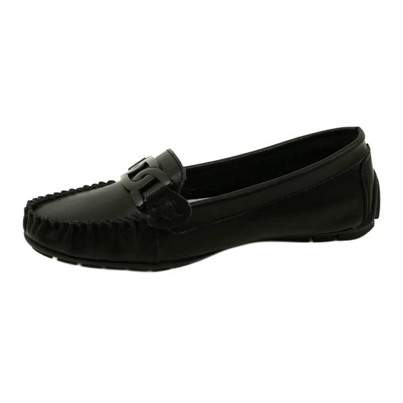 Loafers i læder til kvinder Filippo DP4547 Sort 2