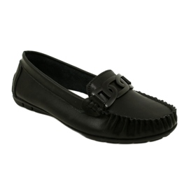 Loafers i læder til kvinder Filippo DP4547 Sort 1