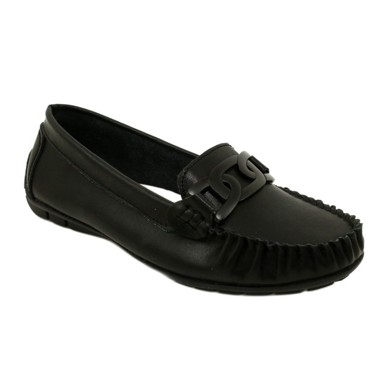 Loafers i læder til kvinder Filippo DP4547 Sort 1