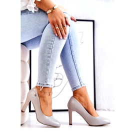 Kvinders pumps On a Heel Grey Sergio Leone Campbell grå 4