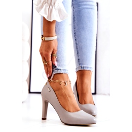Kvinders pumps On a Heel Grey Sergio Leone Campbell grå 1