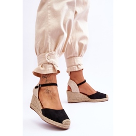 Ruskind Espadrilles Wedge Sandaler Sort Cammer 2