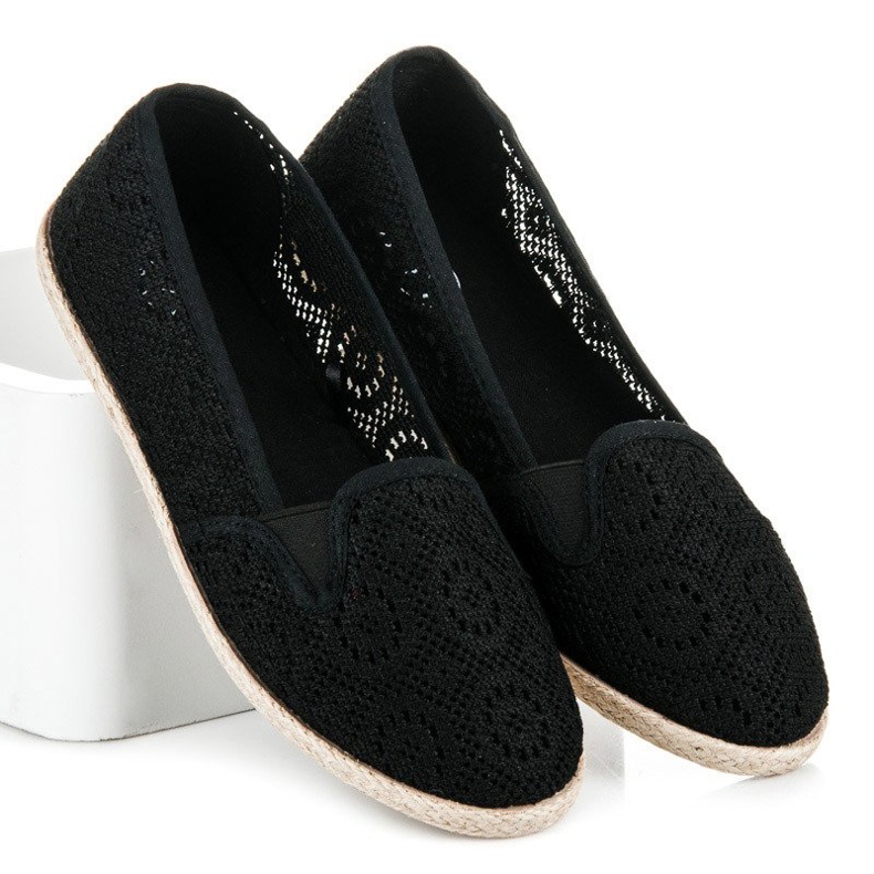 Mckeylor Lace slipons sort 1