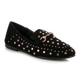 Sergio Todzi Loafers med rhinsten sort 1