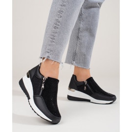 Sorte Shelovet sneakers til kvinder 1