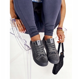 Kvinders sneakers Big Star Dark Grey DD274440 grå 2