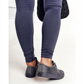 Kvinders sneakers Big Star Dark Grey DD274440 grå 4