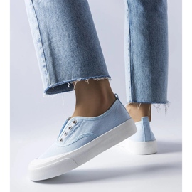 Blå slip-on sneakers fra Rabican 1