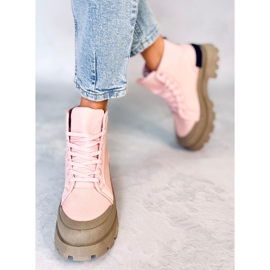 Pink Felve Pink trekking sneakers lyserød 3