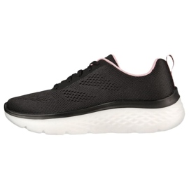 Skechers Go Walk Hyper Burst Sko W 124578-BKPK sort 1