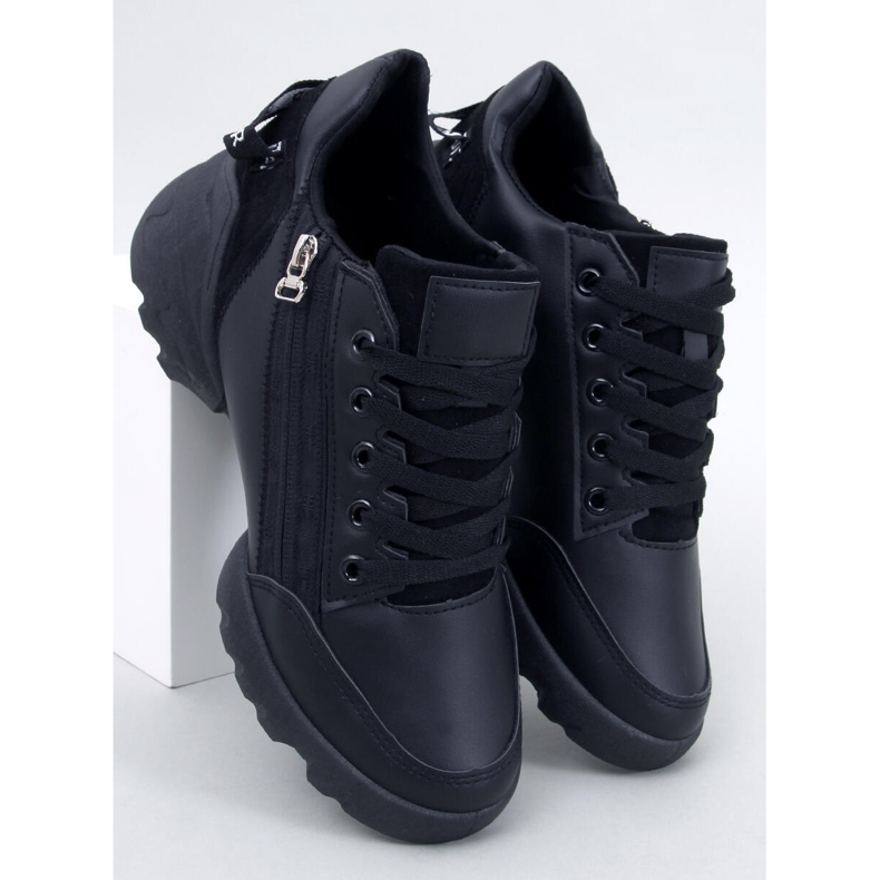 BM Helser Sorte wedge sneakers 1