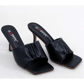 Seastar Devon sorte sandaler med stilethæl 1