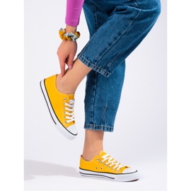 Shelovet gule klassiske sneakers 2