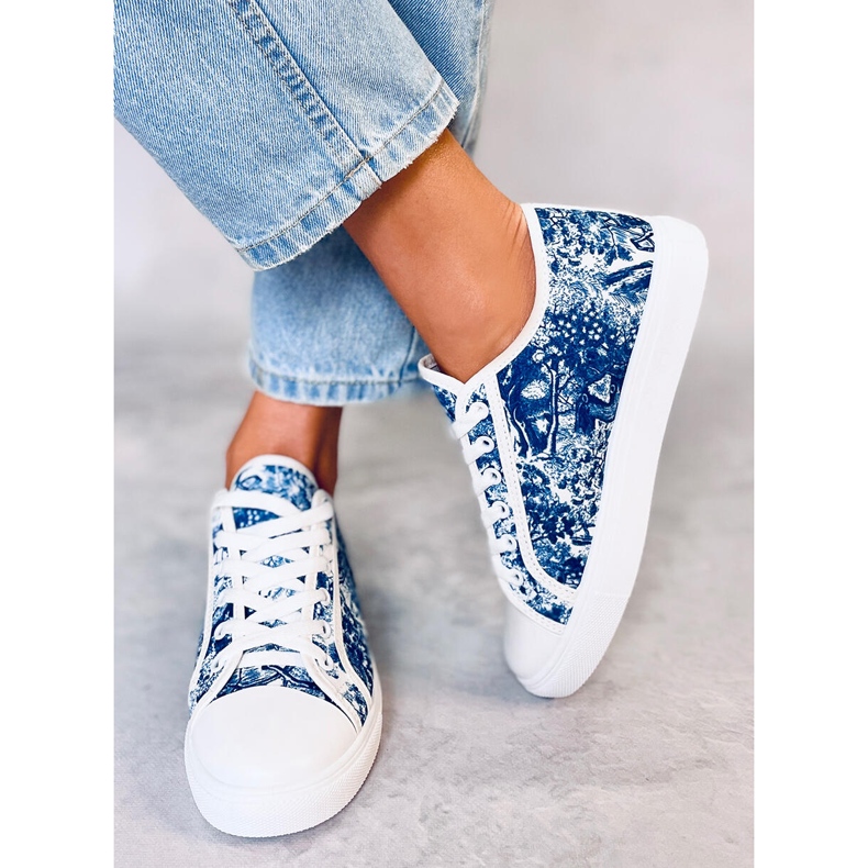 Evert Blue sneakers til kvinder blå 2